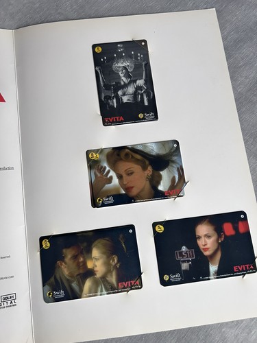 Madonna evita phone card - evita, 4