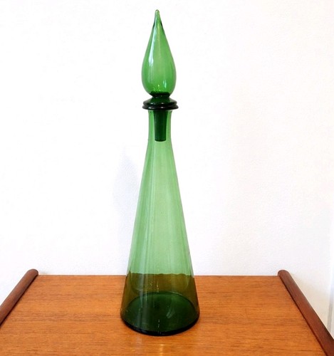 Green glass empoli genie - glass,