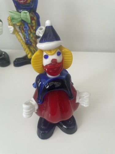 Murano glass clown - murano,