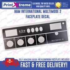 HAM INTERNATIONAL MULTIMODE 2 MM2 cb radio faceplate Decal Sticker bezel