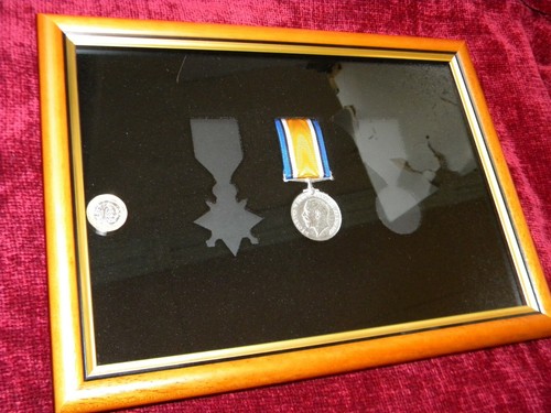 Frame for ww1medals 1914 15 - for, /15