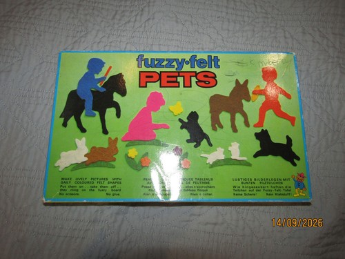 Vintage fuzzy felt - fuzzy, pets