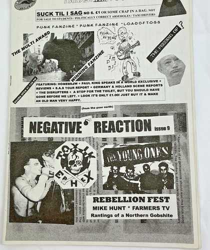 Negative reaction punk zine - punk,