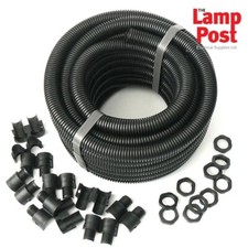 20mm Black Flexible Conduit Contractor Pack 10 Metre 10M Kopex Copex & 10 Glands