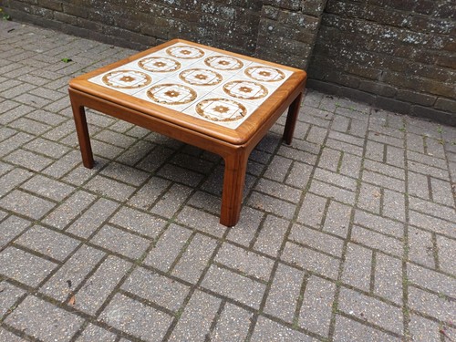 Vintage plan teak - tile, top