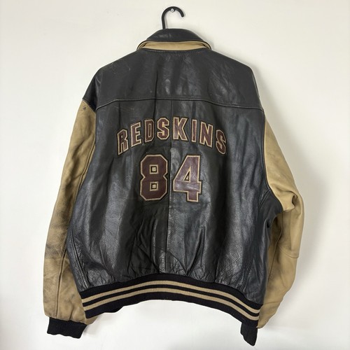 Redskins leather bomber - leather,