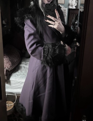 Purple hellbunny coat - hellbunny,
