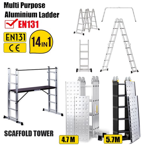 Multi purpose foldable ladder - multi-purpose,