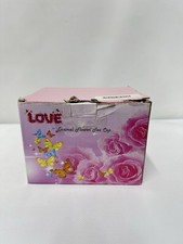 Enamel Flower Glass Tea Cup