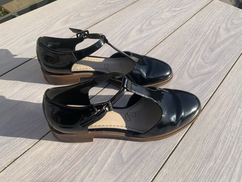 Clarks womens black patent - womens,