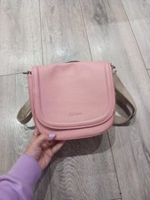 Cath Kidston Cross Body Bag Pink Changeable Straps Womens Ladies