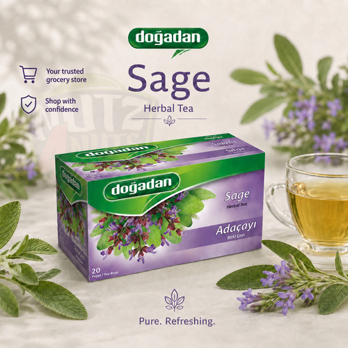 Dogadan sage herbal tea 1x20 - dogadan, (1x20