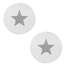 2Pc Diamante Crystal Star