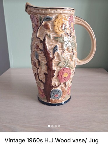 Indian tree pottery jug j - indian,