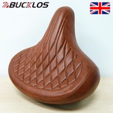 BUCKLOS Comfort Bike Wide Big Bum Saddle Seat Sporty Retro Oversize Cushion Pad
