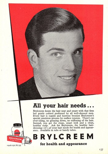 1955 advert for brylcreem - 1955,