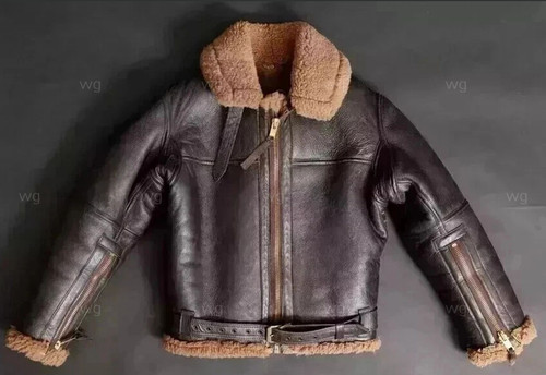 Shearling flying jacket - shearling,