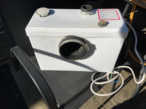 Fully working toitet macerator