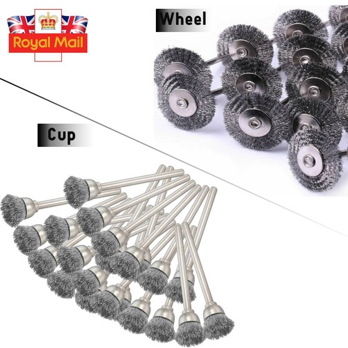 80x steel wire brush set - steel,