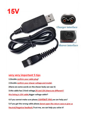 15V USB Charging Cable Cord