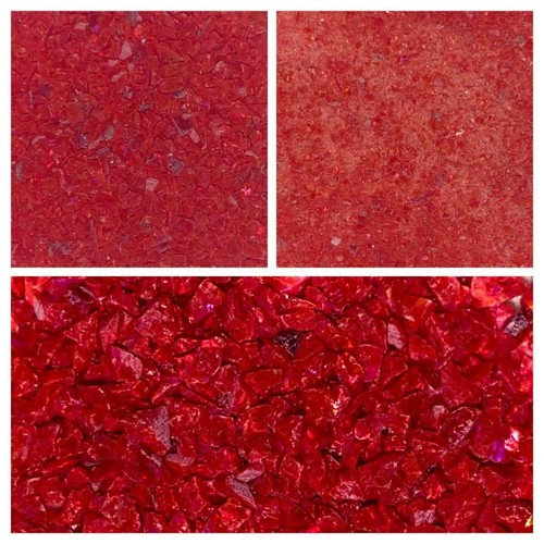 Crushed opal ruby red - opal,