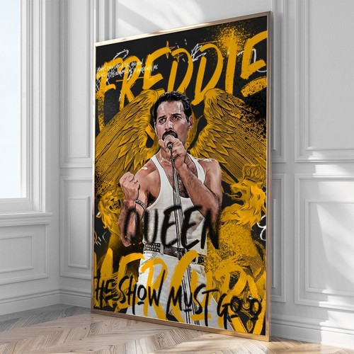 Freddie mercury print art - print,