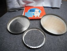 Tart Quiche Flan Pie Pan Tins