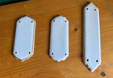 3 Vintage Door Finger Plates