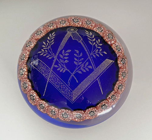 Vintage c1950 murano masonic - c1950,