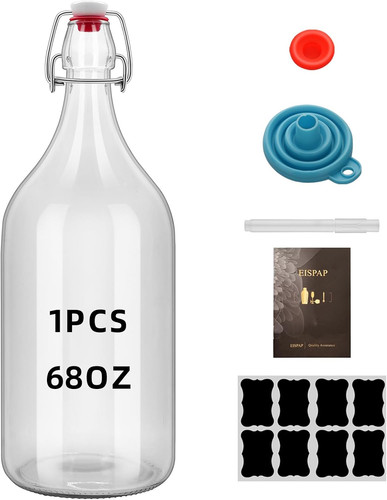 64oz flip top glass - flip,