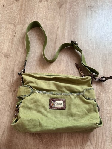 Fossil green handbag - green,