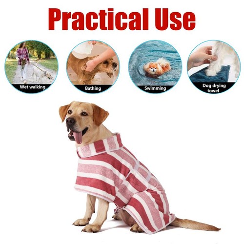 Pet dog bathrobe towel - pet,