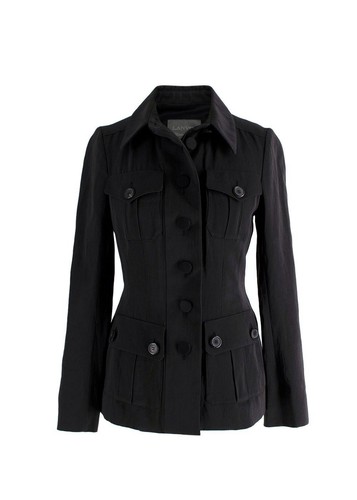 Lanvin black single breasted - single,