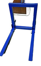 Tractor Attachment Hook Hitch 3 Point Lift Mount 1000mm Fold Up Pallet Forks 