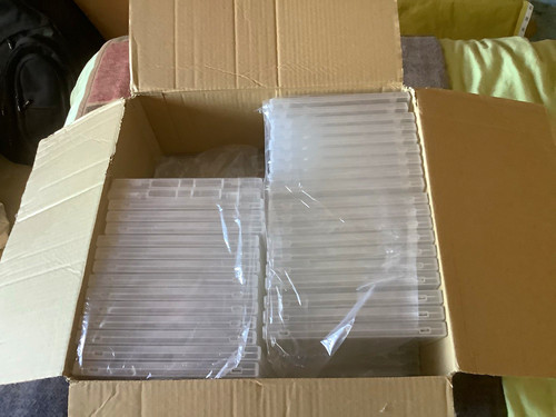 Clear plastic slimline - plastic,