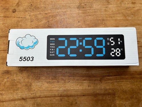 Led digital wall desk clock - led,
