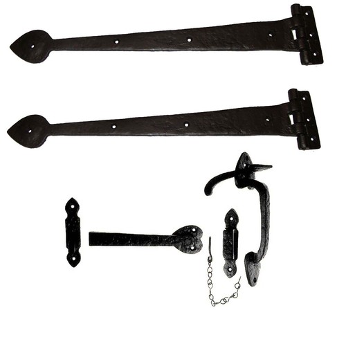 Tee hinges suffolk latch set - latch,