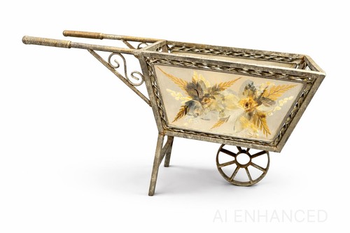 Unique planter metal glass - metal, &