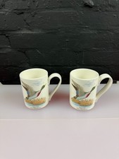 2 Portmeirion Birds Of Britain Tea Coffee Mugs 10.5 cm High Set Mallard