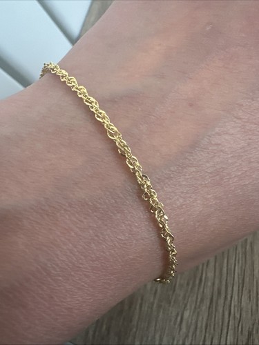 9ct 375 twisted - curb, bracelet