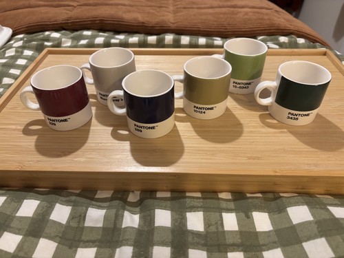 Pantone set espresso mugs - set,