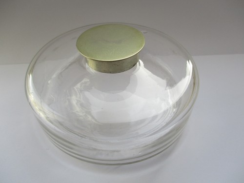 Art deco inkwell - art, round