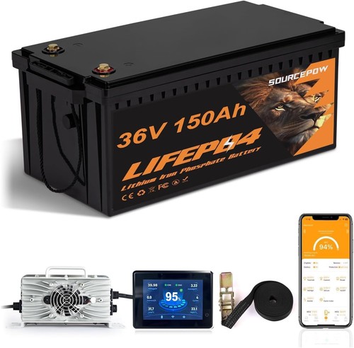 36v 150ah lithium - golf, cart