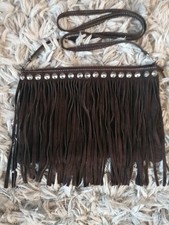 Borse In Pelle Brown Suede