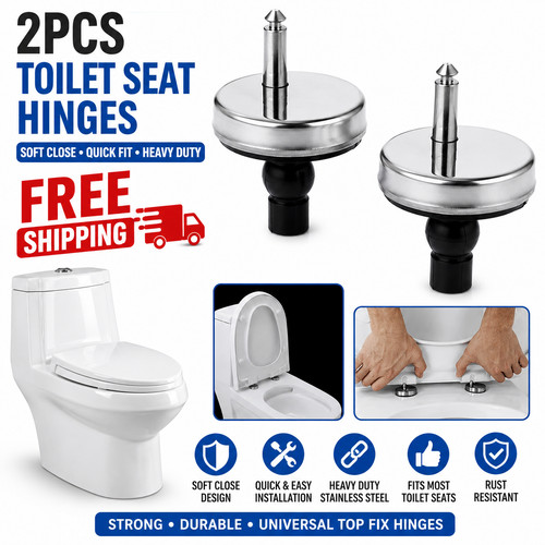 Toilet seat hinges soft - toilet,