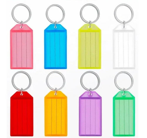 Plastic key click tags - tags, labels