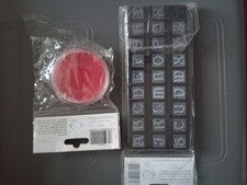 Fiskars Craft Tray/Box, Cutting/Stencil Templates + 4 new Embossing Punch Tools+