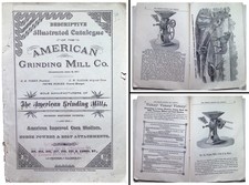 Orig. Amer. Grinding Mill Co. Catalogue of Mills & Corn Shellers - mjdtoolparts