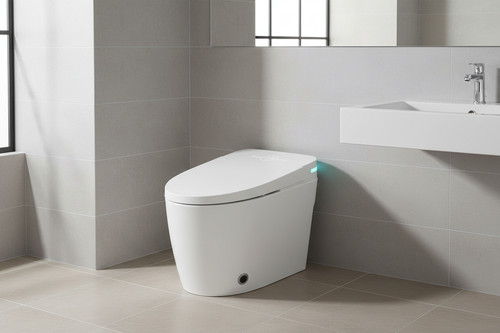 Smart toilet bidet wash dry - toilet,