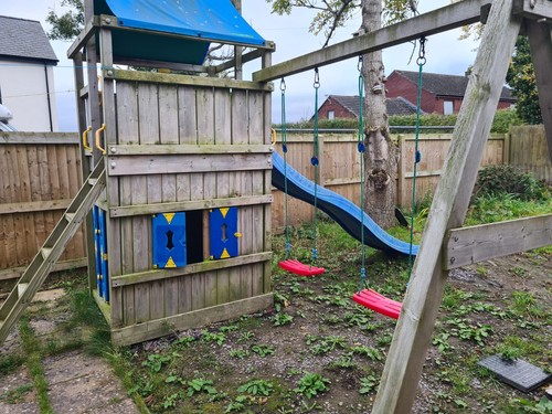 Outdoor wooden garden swing - wooden,